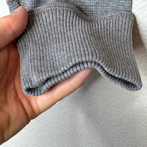 ABERCROMBIE & FITCH Mens Muscle Thermal‎ Crew Neck Top XL Gray Heavyweight - Picture 4 of 10